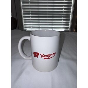 Vintage Wisconsin Badgers  11 Oz Coffee Mug Never Used